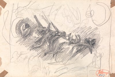 Attacking Demons for the Temptation of Christ by George Romney